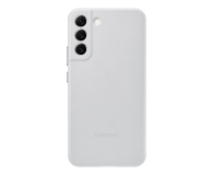 Samsung Leather Cover do Galaxy S22+ szary - 718301 - zdjęcie 1